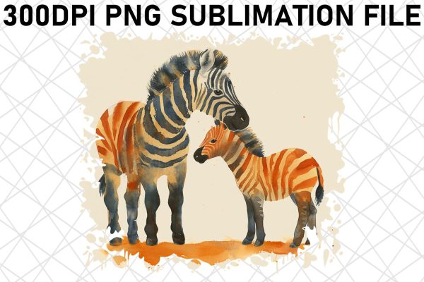 Whimsical Animal Duo Sublimation PNG Cheap