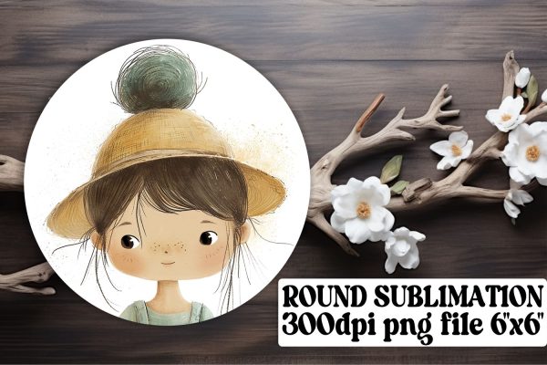 Boho Kids Round Designs: Sublimation Splendor Supply