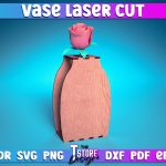 Vase Laser Cut Design | Flower Vase Design Laser Cut Design | CNC Files Hot on Sale - Image 2