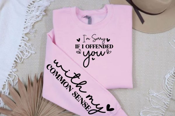I m sorry if i offended you Sleeve SVG Design Sale - Image 3