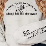 Always there to catch me when I fall and rise again SVG Design Supply - Image 2