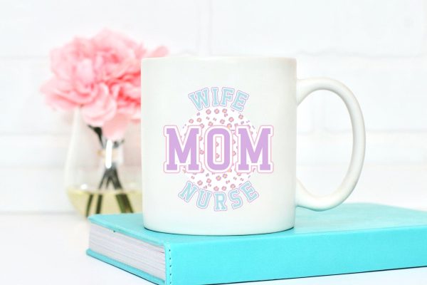 Retro Wife Mom Nurse Sublimation Online Sale - Image 3
