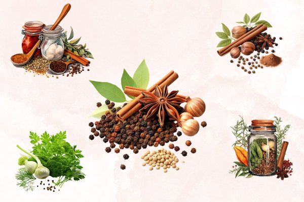 Watercolor Spice and Herbs Collection Clipart Bundle Discount - Image 4