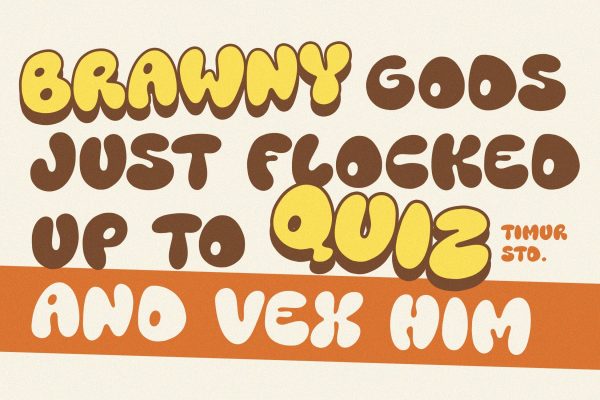 Chewy Noodles - Groovy Font Online - Image 4