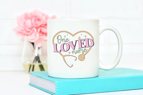 Retro One Loved Nurse Sublimation PNG For Cheap - Image 4