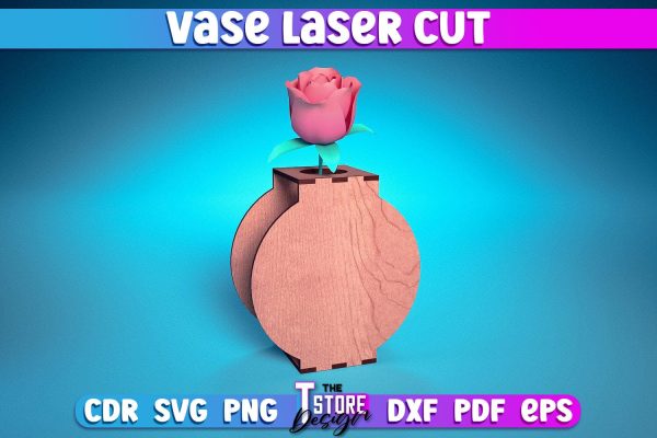 Vase Laser Cut Design | Flower Vase Design Laser Cut Design | CNC Files Hot on Sale - Image 5