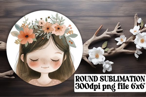 Boho Children s Circle Sublimation: Joyful Designs Online now