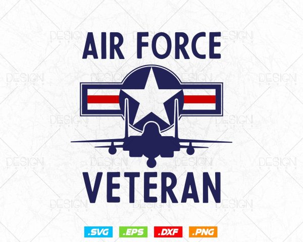 Air Force Veteran Vintage Roundel and F15 Jet Svg Png, Military Svg, Airplane Svg, Air Force 1, Svg Files for Cricut, Instant download Hot on Sale