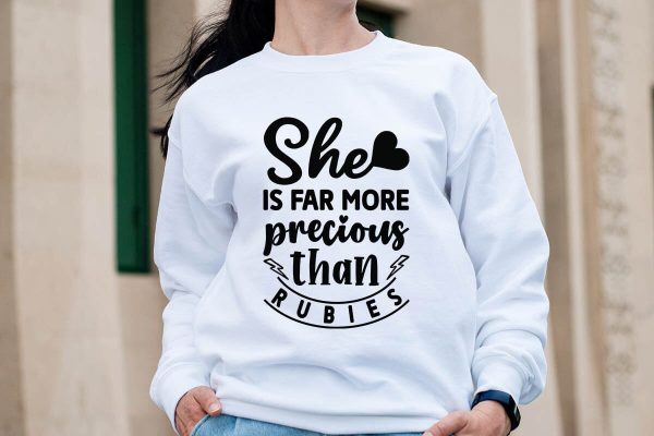 She is far more precious than rubies-01 Online Sale