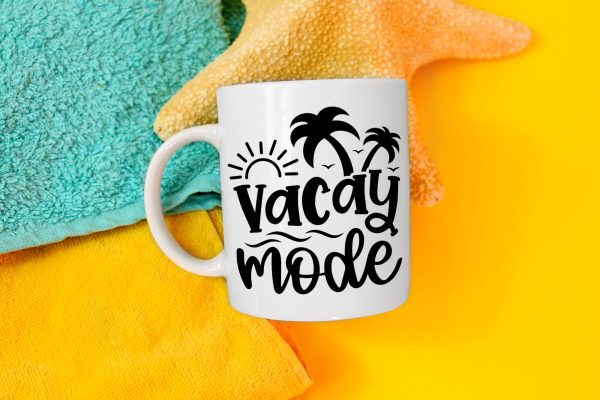 Vacay Mode - Summer SVG Cut File Supply - Image 2
