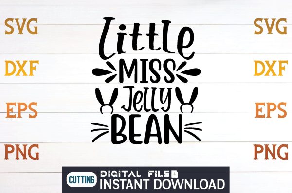 Little Miss Jelly Bean svg Online Hot Sale