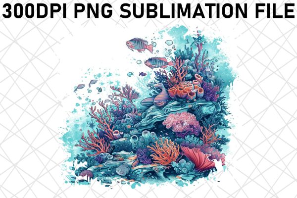 Creative Watercolor Sea Creatures PNG Clipart Set: Fuel Your Imagination Sale
