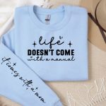 Life doesn t come with a manual Sleeve Svg Design Supply - Image 2