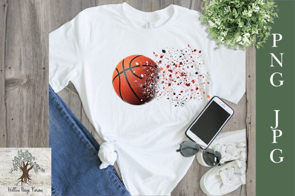 Basketball Sports Bundle SVG PNG JPG For Sale - Image 3