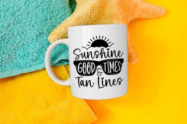 Sunshine Good Times & Tan Lines, Summer SVG Sale - Image 2