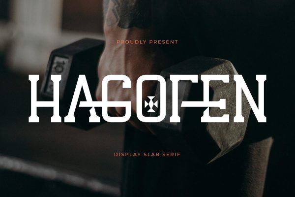 Hagofen - Display Slab Serif Discount