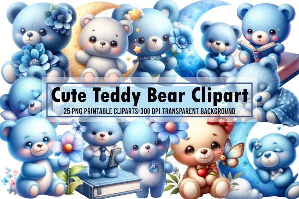 Cute Teddy Bear Clipart - Teddy Bear Png Sale