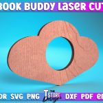 Book Buddy Laser Cut | Book Holder Laser Cut Design | CNC Files For Cheap - Image 3