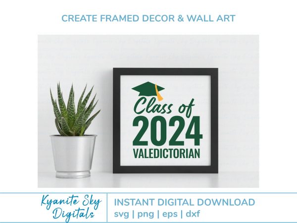 Valedictorian Salutatorian SVG bundle 2024 graduation Online - Image 5