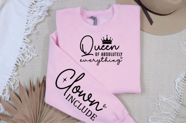 Queen of absolutely Everything Sleeve SVG Design For Discount - Image 2