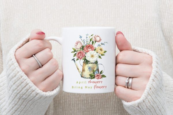 April Showers Bring May Flowers Sublimation For Discount - Image 5