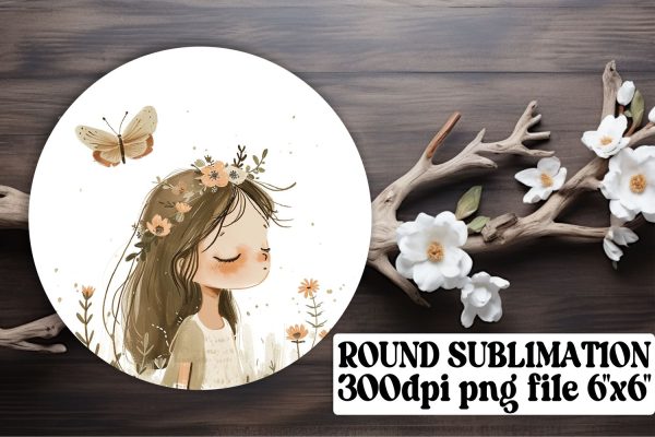 Adorable Boho Kids Sublimation: Vibrant Car Coaster Magic For Discount