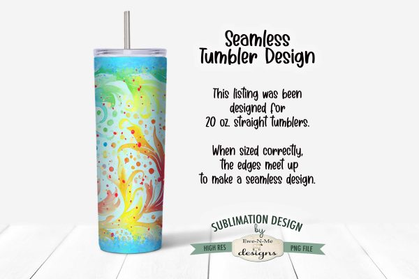 Funny and Sarcastic Cat - 20oz Seamless Tumbler Wrap Fashion - Image 2