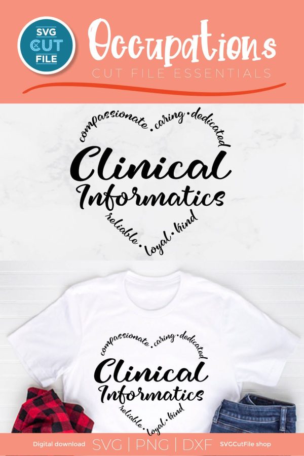 Clinical Informatics svg, information technology, healthcare IT svg For Cheap