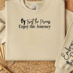 Trust the Process Enjoy the Journey Sleeve SVG Design Discount - Image 3