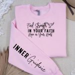 Find Strength in Your Faith Hope in Your Heart Sleeve SVG Design Online - Image 2
