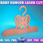 Baby Hanger Laser Cut | Baby Design Laser Cut Design | CNC Files Online now - Image 4