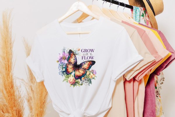 Grow with the Flow - Flower Quote Sublimation on Sale - Image 3
