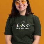 EMT I ll Be There For You Funny EMS Svg Png, First Responder Gift, Paramedic, EMT Star of Life, Svg Files for Cricut Silhouette Sale - Image 2