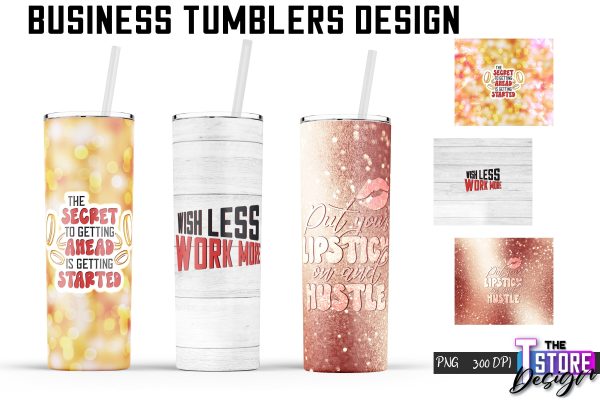 Business Tumbler | Business Design | 20 Oz Tumbler | Tumbler Wrap Supply