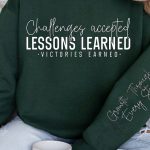 Challenges accepted lessons learned victories earned Sleeve SVG  Design For Discount - Image 3