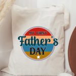 My First Fathers Day Png, Fathers Day Png, My 1st Fathers Day Onesie, First Time Dad Png, Dad Svg, Father Png, Dad Quote Png, Sublimation Online - Image 4