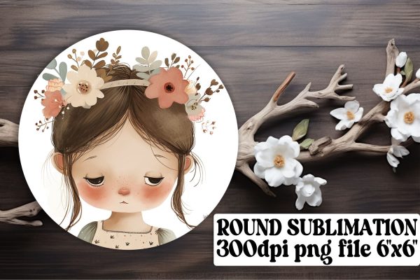 Boho Kids Circle Sublimation: Playful Patterns Online Hot Sale