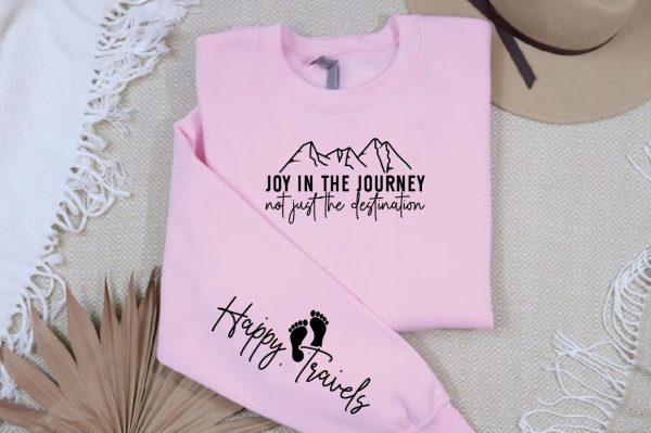 Joy in the journey not just the destination Sleeve SVG Design Online now - Image 2