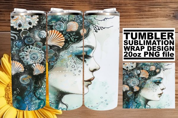 Mystical Mermaid Tumbler Sublimation Bundle Hot on Sale