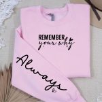 Remember your why Sleeve SVG Design Online - Image 3