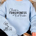 Choose Forgiveness Find Freedom Sleeve SVG Design For Cheap - Image 2