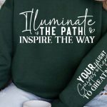 Illuminate the path, inspire the way Sleeve SVG Design For Cheap - Image 3