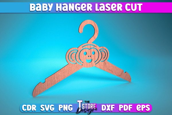 Baby Hanger Laser Cut | Baby Design Laser Cut Design | CNC Files Online now - Image 3