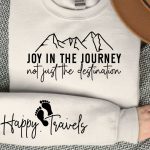 Joy in the journey not just the destination Sleeve SVG Design Online now - Image 3