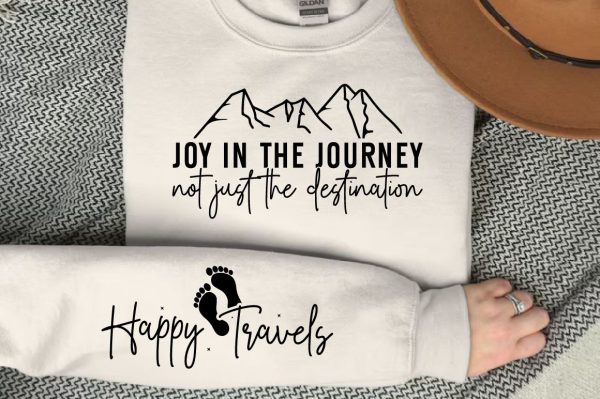 Joy in the journey not just the destination Sleeve SVG Design Online now - Image 3