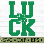 Clover Luck SVG File For Sale - Image 2