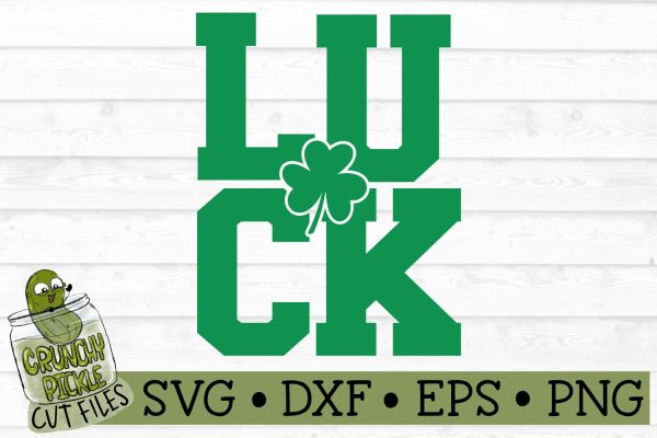 Clover Luck SVG File For Sale - Image 2