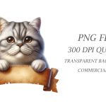Peeking Cat Clipart Bundle Online Hot Sale - Image 5