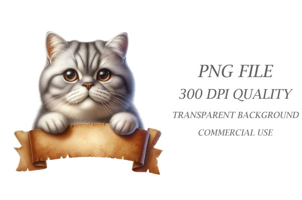 Peeking Cat Clipart Bundle Online Hot Sale - Image 5