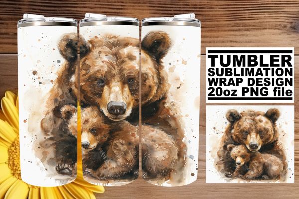 Adorable Animal Mom & Child Tumbler: Perfect Mom s Day Treat Cheap
